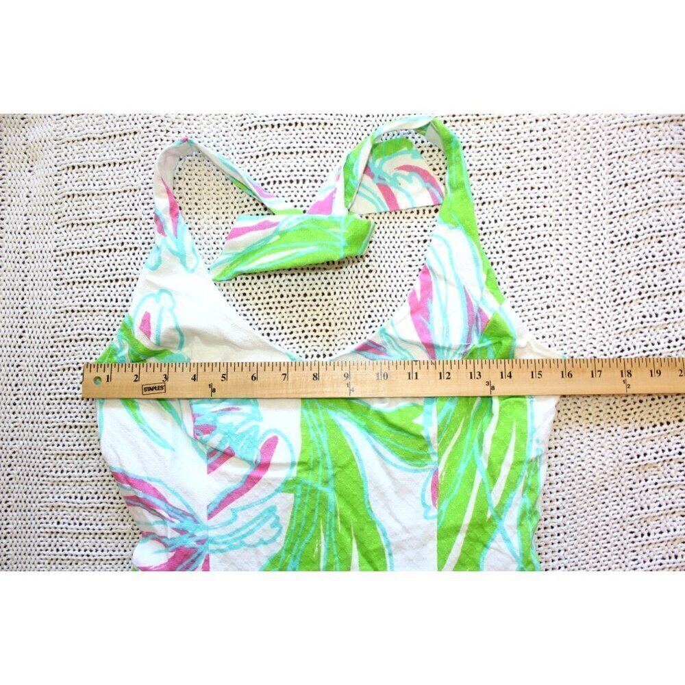 Lilly Pulitzer Ring the Belt Boy Ross mini Dress Size 6 floral print Open Back - Picture 4 of 12